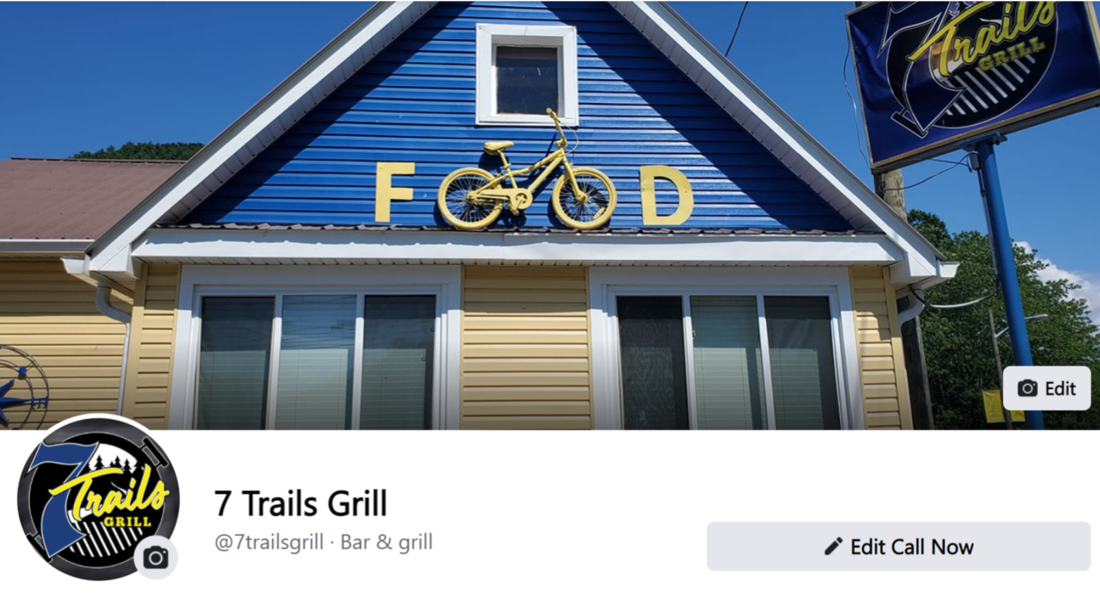 Screenshot of 7 Trails Grill